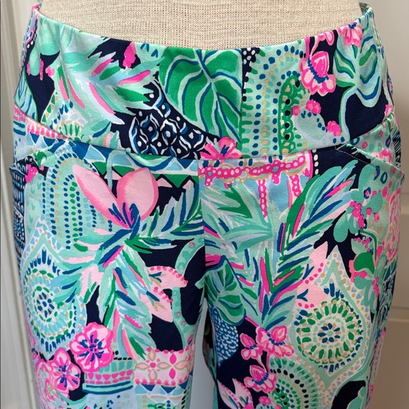 Lily Pulitzer sz 6 elastic waist pull on pants - Picture 2 of 11